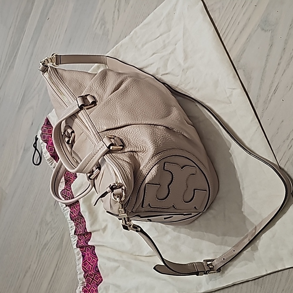 TORY BURCH light oak bag